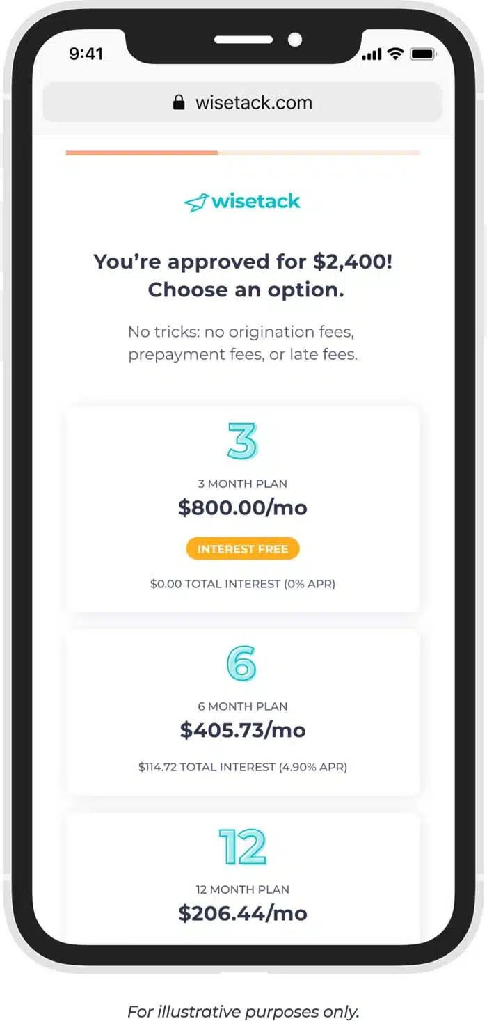 We Offer Financing